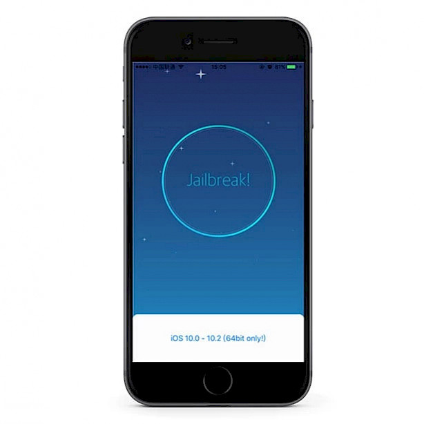 iPhone screens showing the Yalu 102 Jailbreak app main interface on iOS 10.