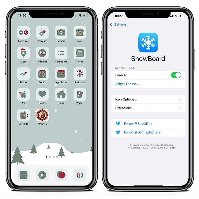 snowboard ios 15