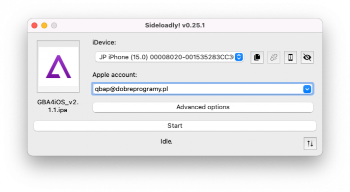 Sideload GBA4iOS IPA on iOS