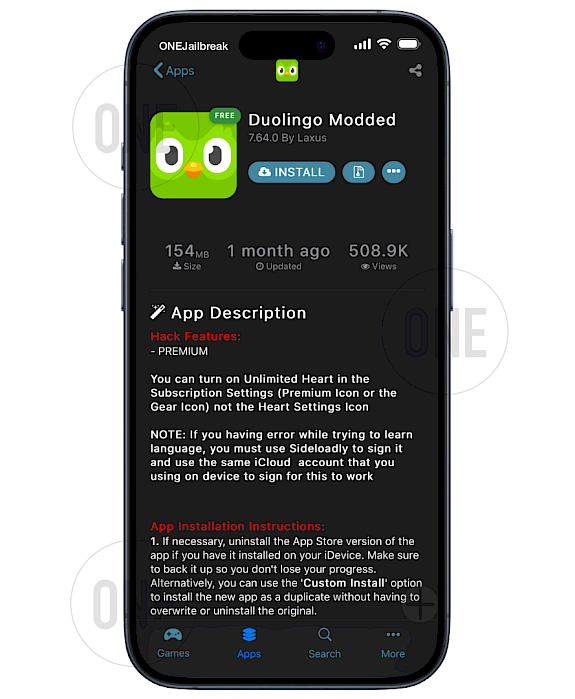 Download IPA File from iOSGods App