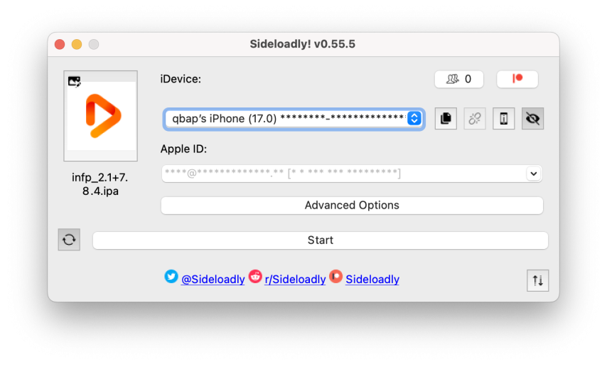 Install IPA Using Sideloadly