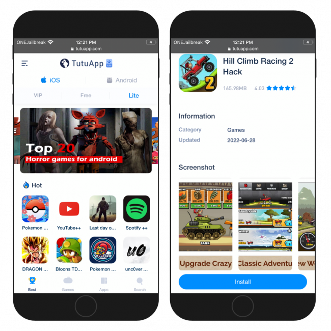 Como instalar jogos com dinheiro infinito no IOS e ANDROID (tutuapp)  confiável. 