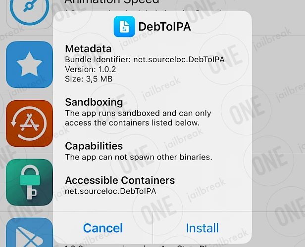 DebtoIPA IPA-Installation