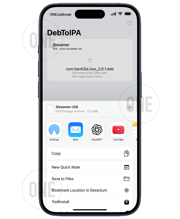 DebToIPA Converting DEB to IPA on iPhone