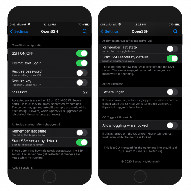 OpenSSH Settings Adds Server Config To Settings App