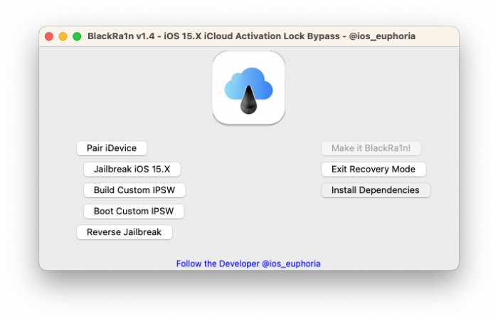 BlackRa1n iCloud Activation Lock Bypass for iOS 15