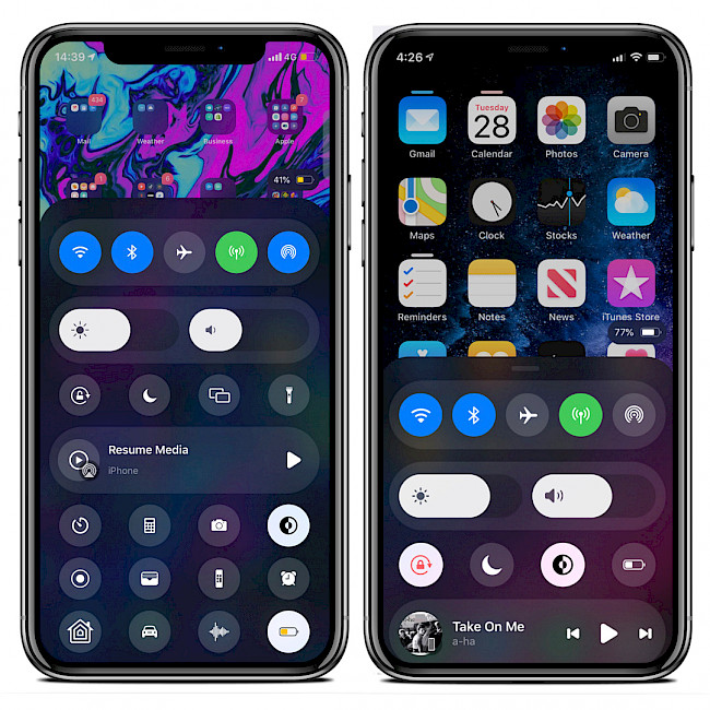 Prysm - The Control Center tweak for iOS