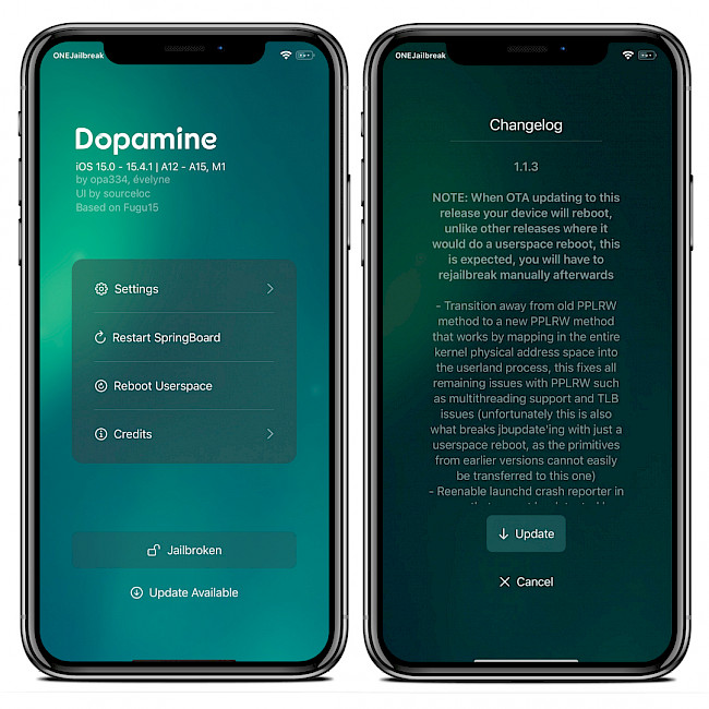 Dopamine Jailbreak IPA Download