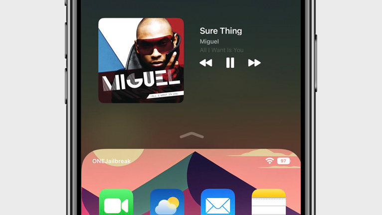 ReachPlayer tweak adds a music widget to Reachability