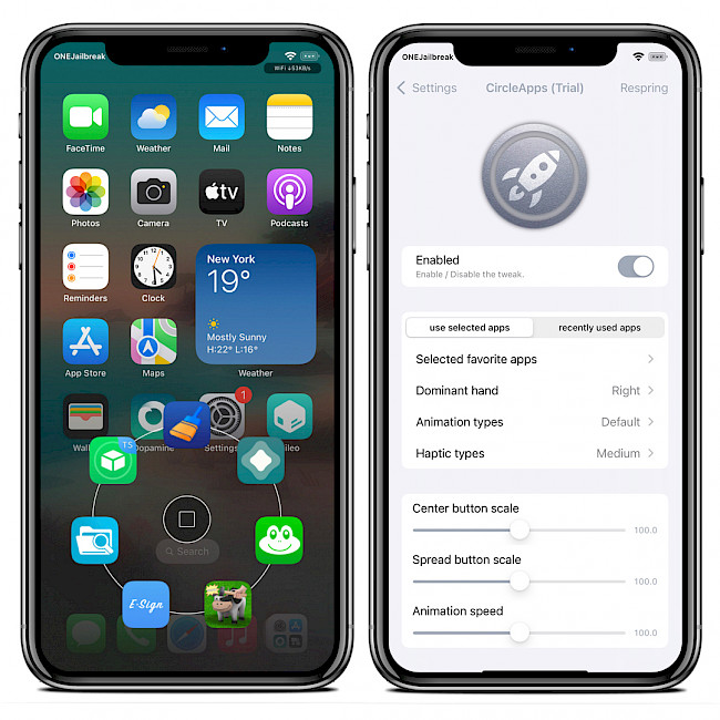 CircleApps tweak brings app launcher to iOS 15