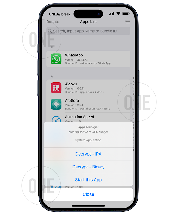 AppDump IPA Decrypt Step 2