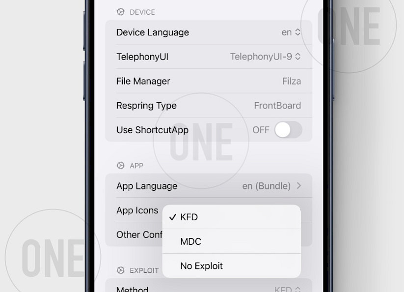 Misaka App Settings and available exploits