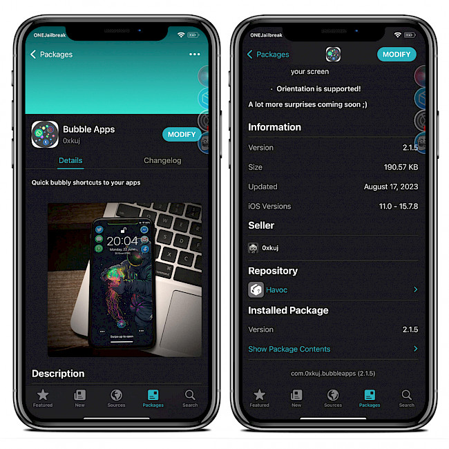 Bubble Apps Repository screenshot.
