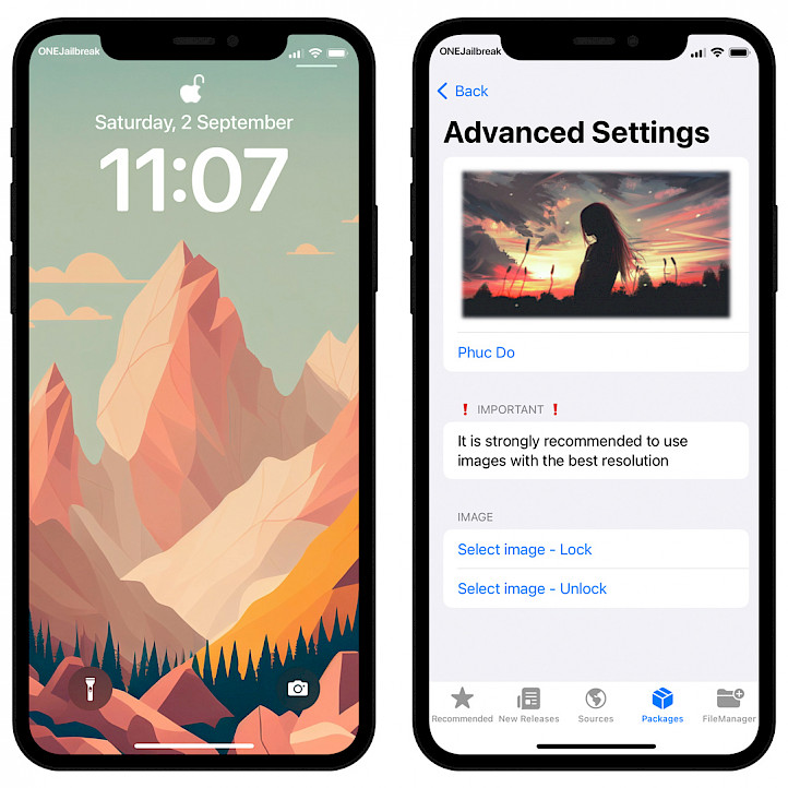 TrollLock Reborn masks the Lock Screen's Face ID glyph with an