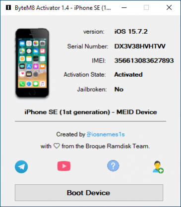 ByteM8 Activator Screenshot.