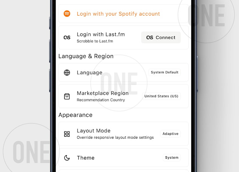Spotube Settings for iOS Devices