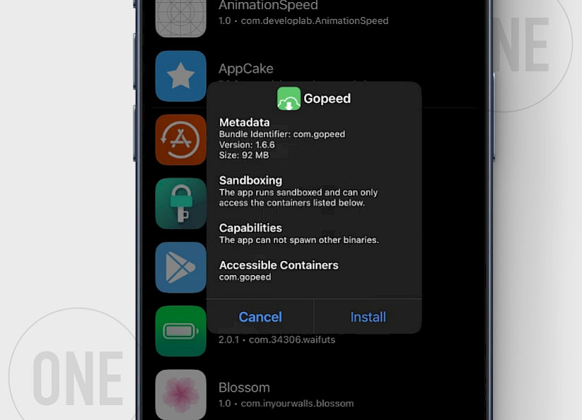 Install Gopeed IPA on iPhone