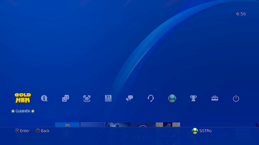 GoldHEN installeret på PS4 FW 11.00.