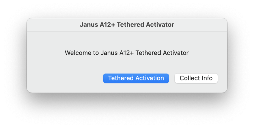 Janus A12+. iCloud-Bypass für A12+ ohne Signal.