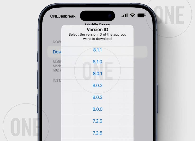 MuffinStore app screenshot.