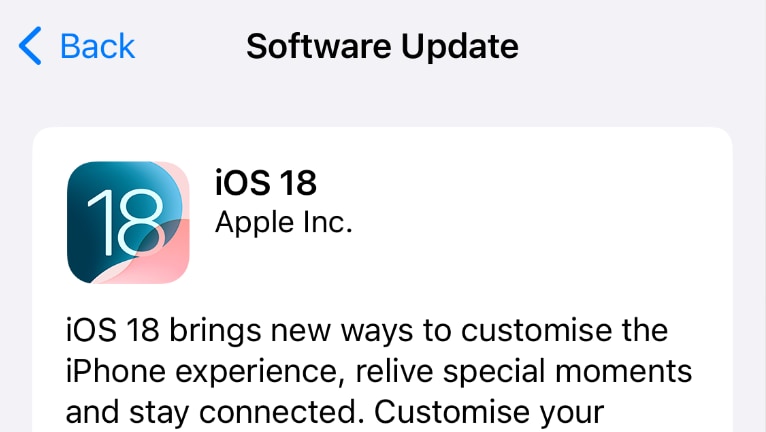 can.iphone 15 pro update to.ios 18