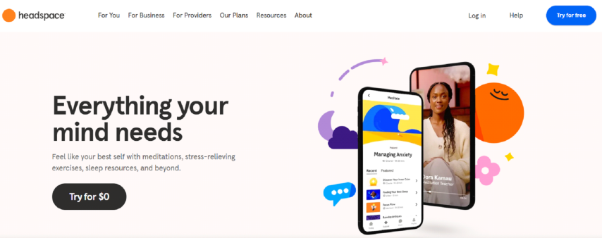Headspace Webiste
