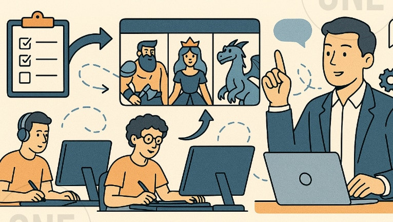 Promotion image of Outsourcing Game Art: A Project Manager’s Guide article.
