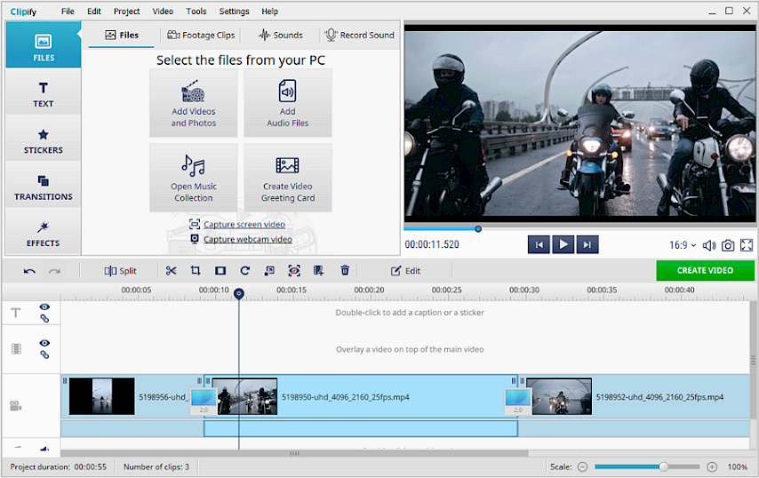 Add Your Video File