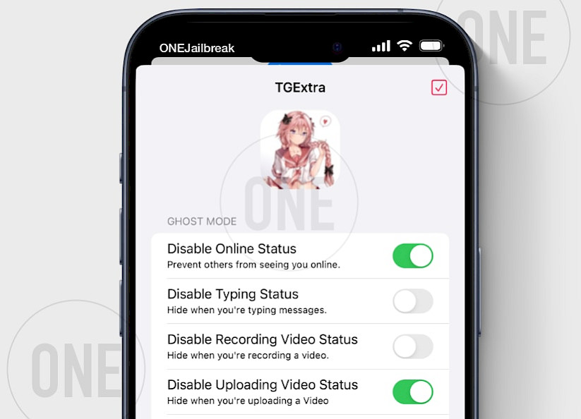 TGExtra IPA for Telegram App on iOS