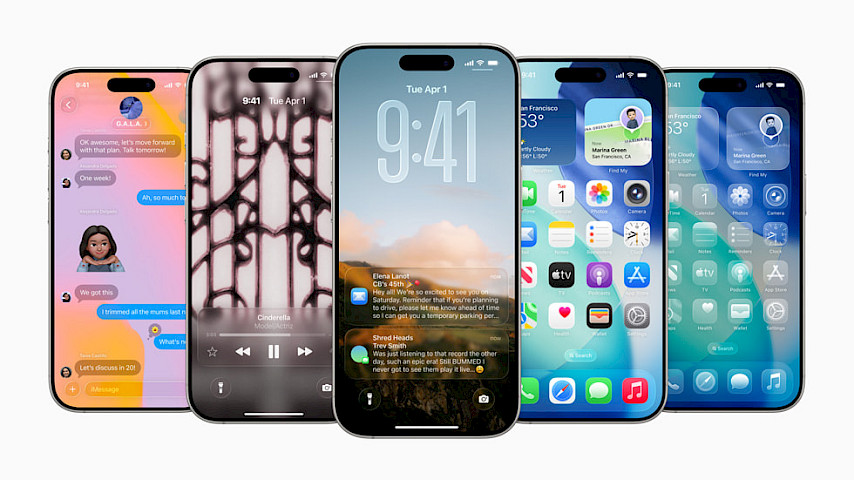 iOS 26 Beta esiteltiin useille iPhoneille.