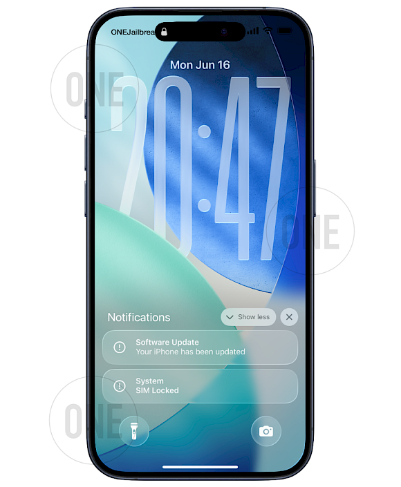 iPhone is geüpdatet naar iOS 26 Beta.