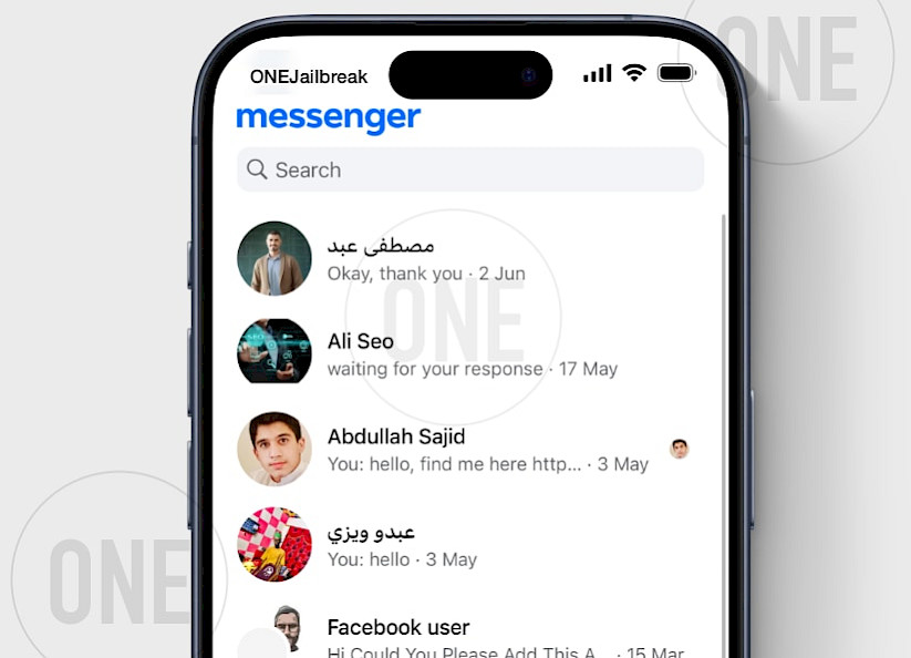 Flow for Messenger-justering kjører på iOS 18