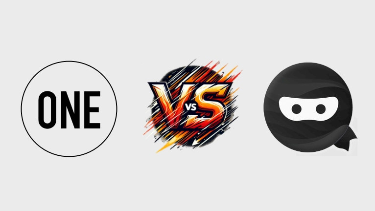 Promotion image of ONE Jailbreak vs iOS Ninja article.